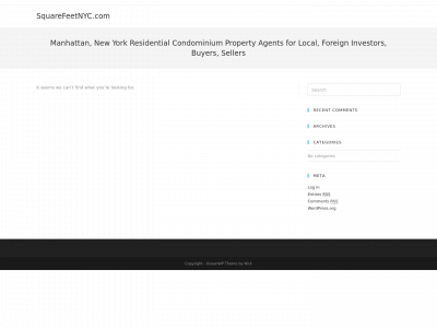 squarefeetnyc.com snapshot