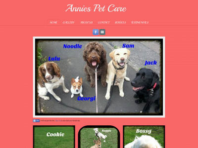anniespetcare.co.uk snapshot