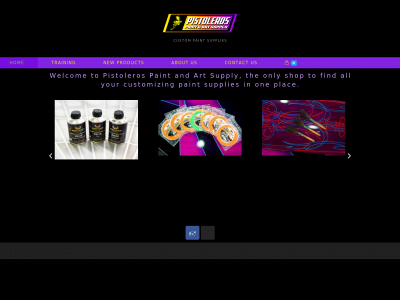 pistolerospaintandartsupply.com snapshot