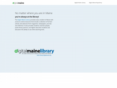 digitalmaine.org snapshot