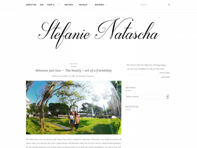 stefanienatascha.com snapshot