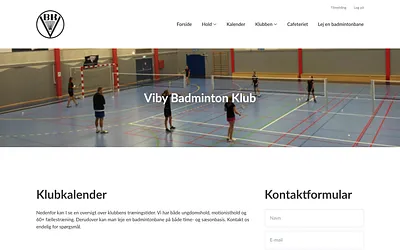 vibybadminton.dk snapshot