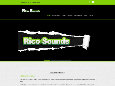 ricosoundstoledo.com snapshot