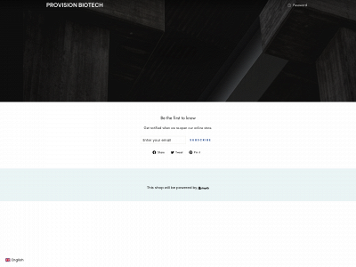 provisionbiotech.com snapshot
