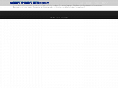 nerdywordykimberly.com snapshot