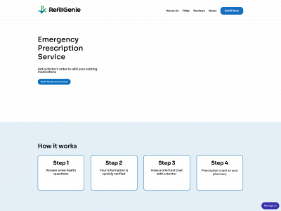 refillgenie.com snapshot
