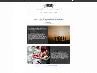 firstnationsbridgetocareptyltd.com snapshot