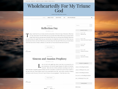 wholeheartedlyformygod.com snapshot