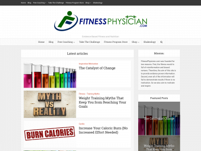 fitnessphysician.com snapshot