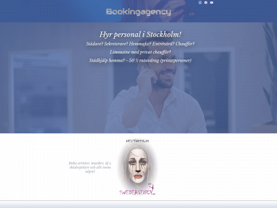bookingagency.se snapshot