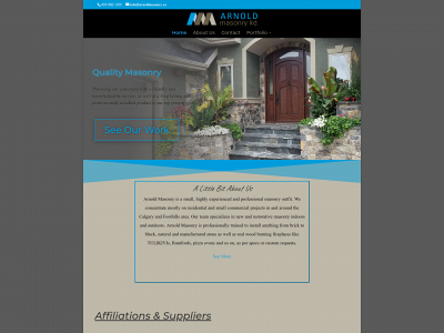 arnoldmasonryltd.ca snapshot