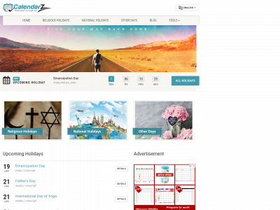 calendarz.com snapshot