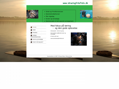 idraetogfriluftsliv.dk snapshot