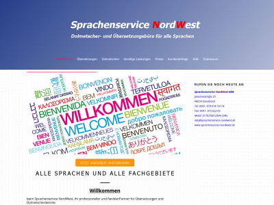 sprachenservice-nordwest.de snapshot