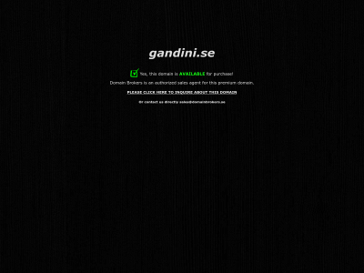 gandini.se snapshot