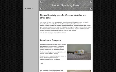 tritonmotorcycleparts.com snapshot