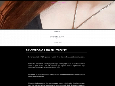 anabellebecker.com snapshot