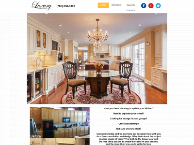 luxurycabinetservice.com snapshot