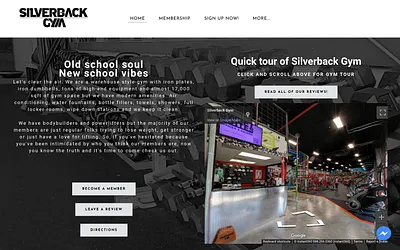 www.silverbackgym.fit snapshot