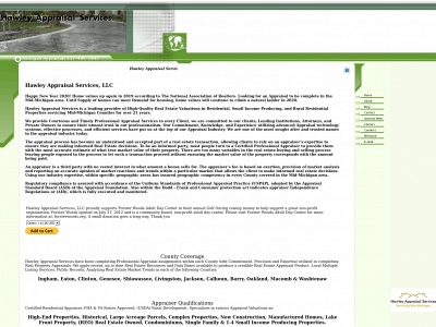 hawleyappraisalservices.com snapshot