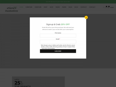 arleneshomestore2.com snapshot