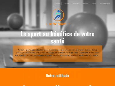 www.activsantejonzac.fr snapshot
