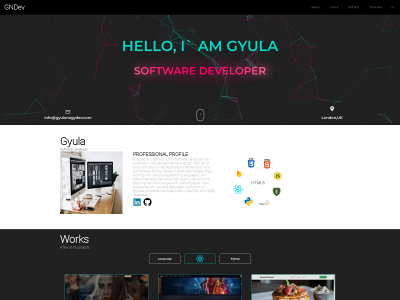gyulanagydev.com snapshot