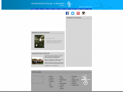 christianskirkensdrengekor.dk snapshot