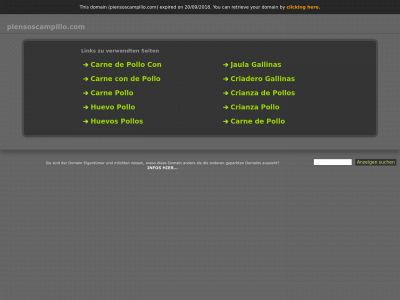 piensoscampillo.com snapshot