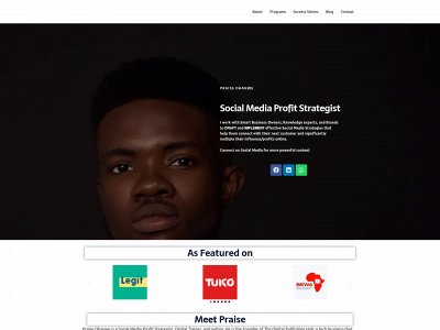 praiseohanwe.com snapshot