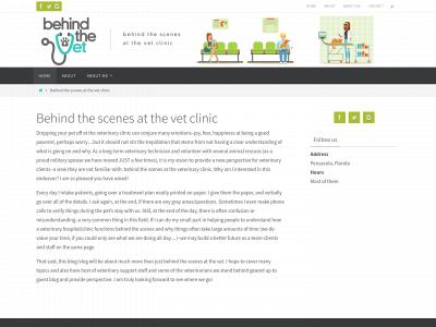 behindthevet.com snapshot