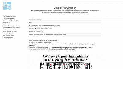 chicago400.org snapshot