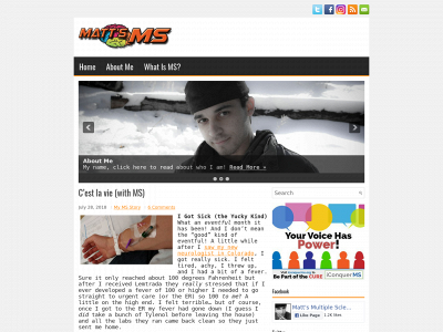 mattsmultiplesclerosis.com snapshot