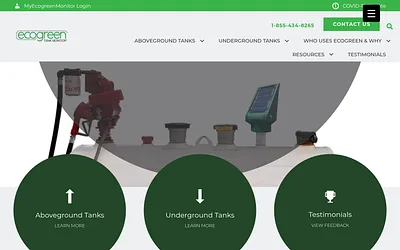 ecogreentankmonitor.com snapshot