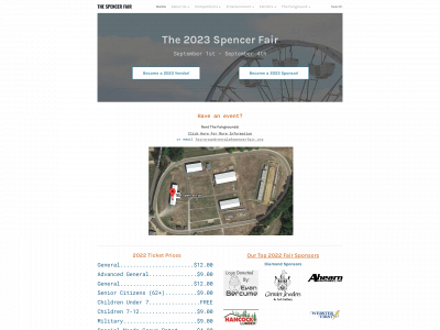 www.spencerfair.org snapshot
