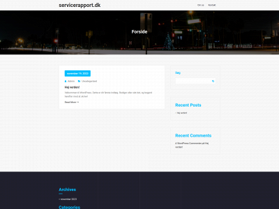 servicerapport.dk snapshot