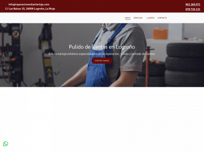 reparacionesllantarioja.com snapshot