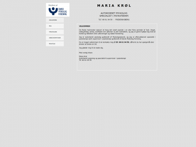 psykolog-maria-krol.dk snapshot