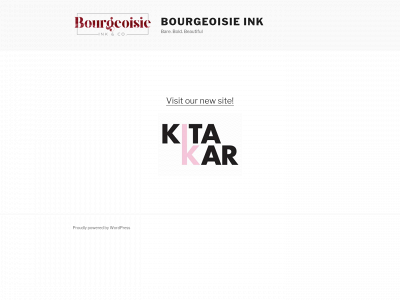 bourgeoisieink.com snapshot