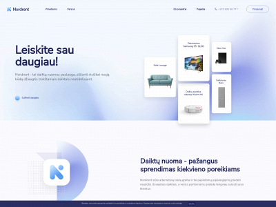 nordrent.lt snapshot