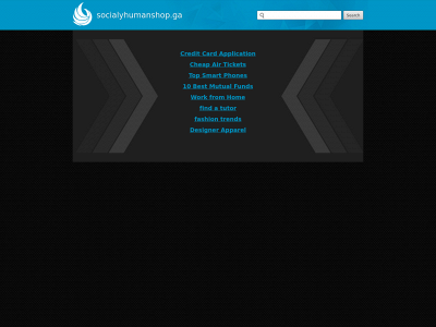 socialyhumanshop.ga snapshot