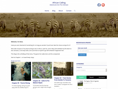 africancalling.com snapshot