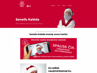 seneliskaleda.lt snapshot
