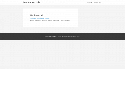 moneyincash.xyz snapshot