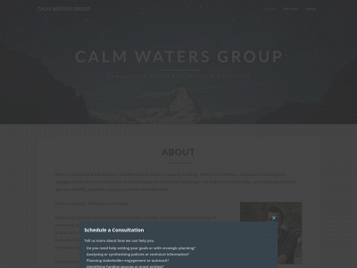 calmwatersgroup.com snapshot