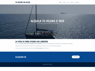 alquilerdeveleroenaltea.com snapshot