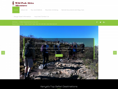 www.wildpeakadventures.com snapshot