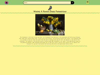 raven-sings-farmstead.com snapshot