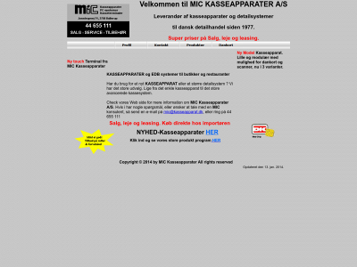 kasseapparater.com snapshot