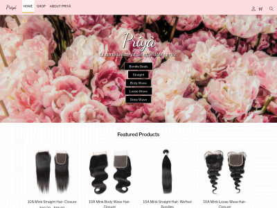 bepriya.com snapshot